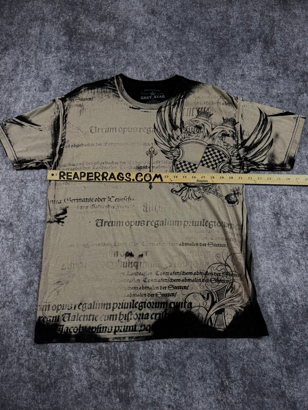 (rare) 2000s gray star shirt (L)