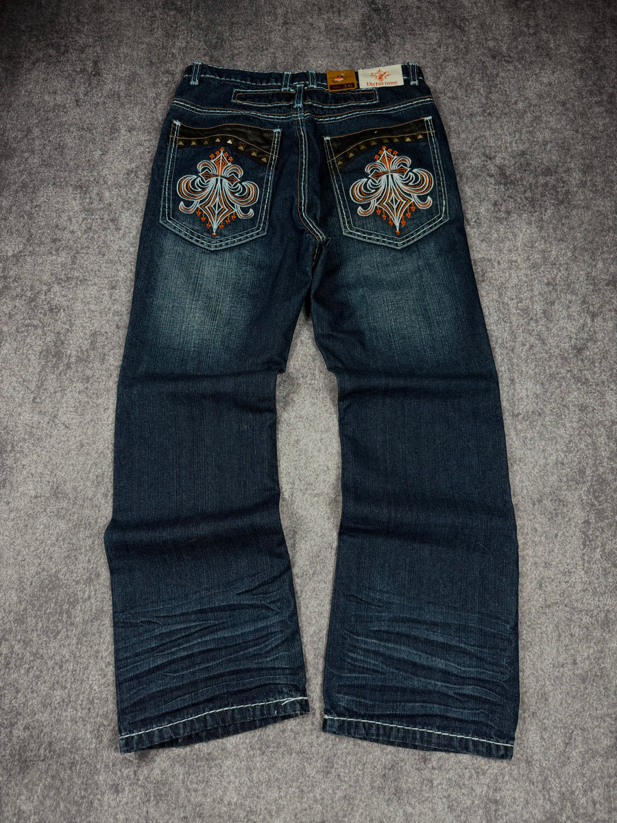 (rare) deadstock 2000s victorious boot cut jeans (34x30)