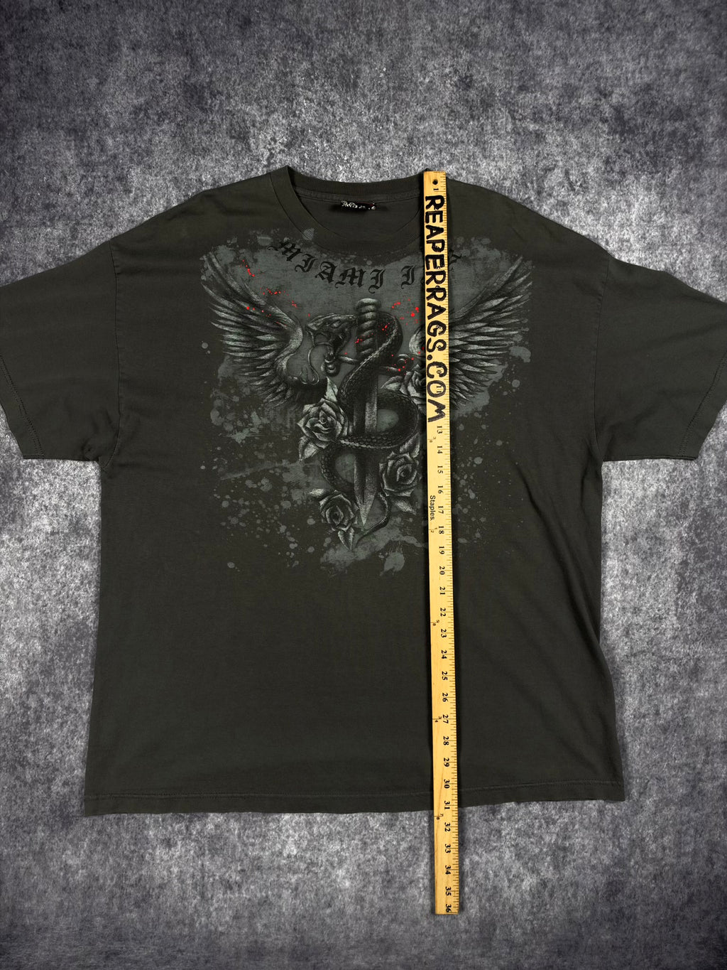 (RARE) 2000s MIAMI INK SHIRT (XXL)