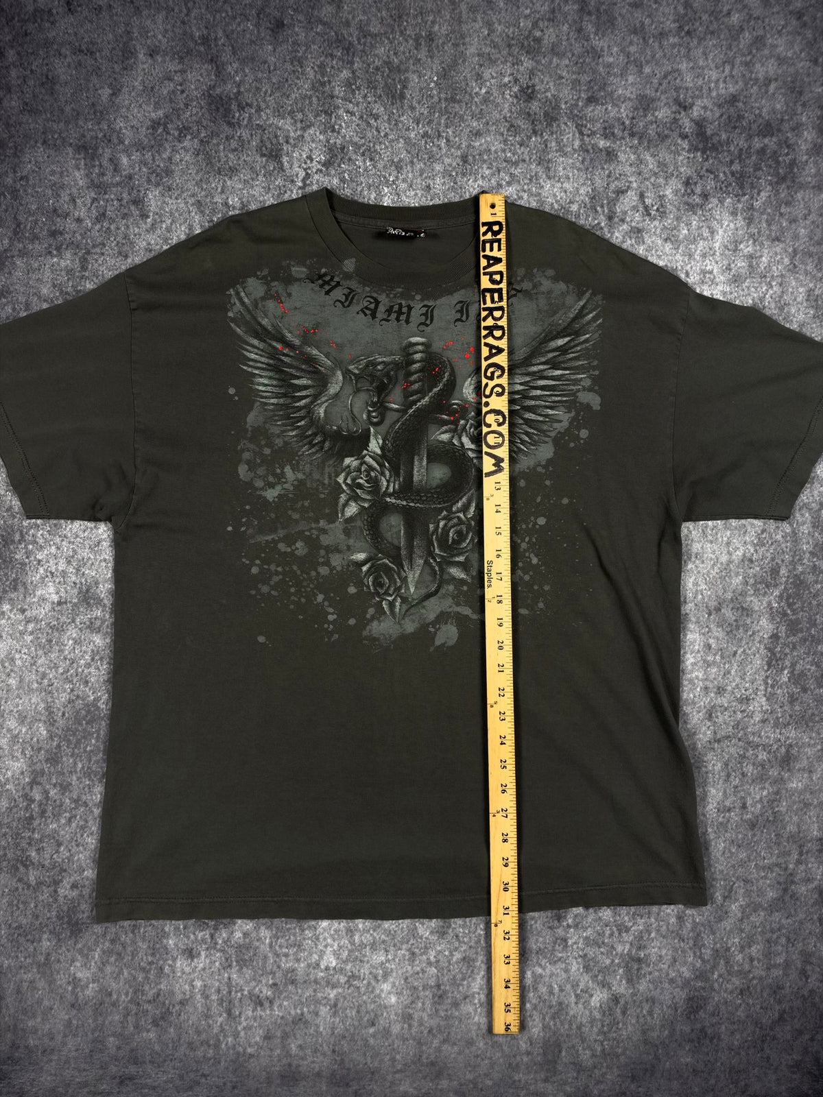 (RARE) 2000s MIAMI INK SHIRT (XXL)