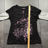 Women’s 2000s No Boundaires Layered Shirt (M)