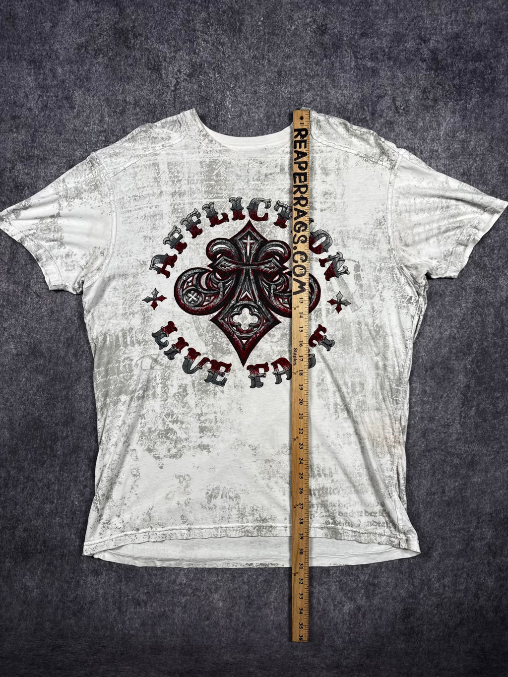 (RARE) 2000S AFFLICTION SHIRT (XL)