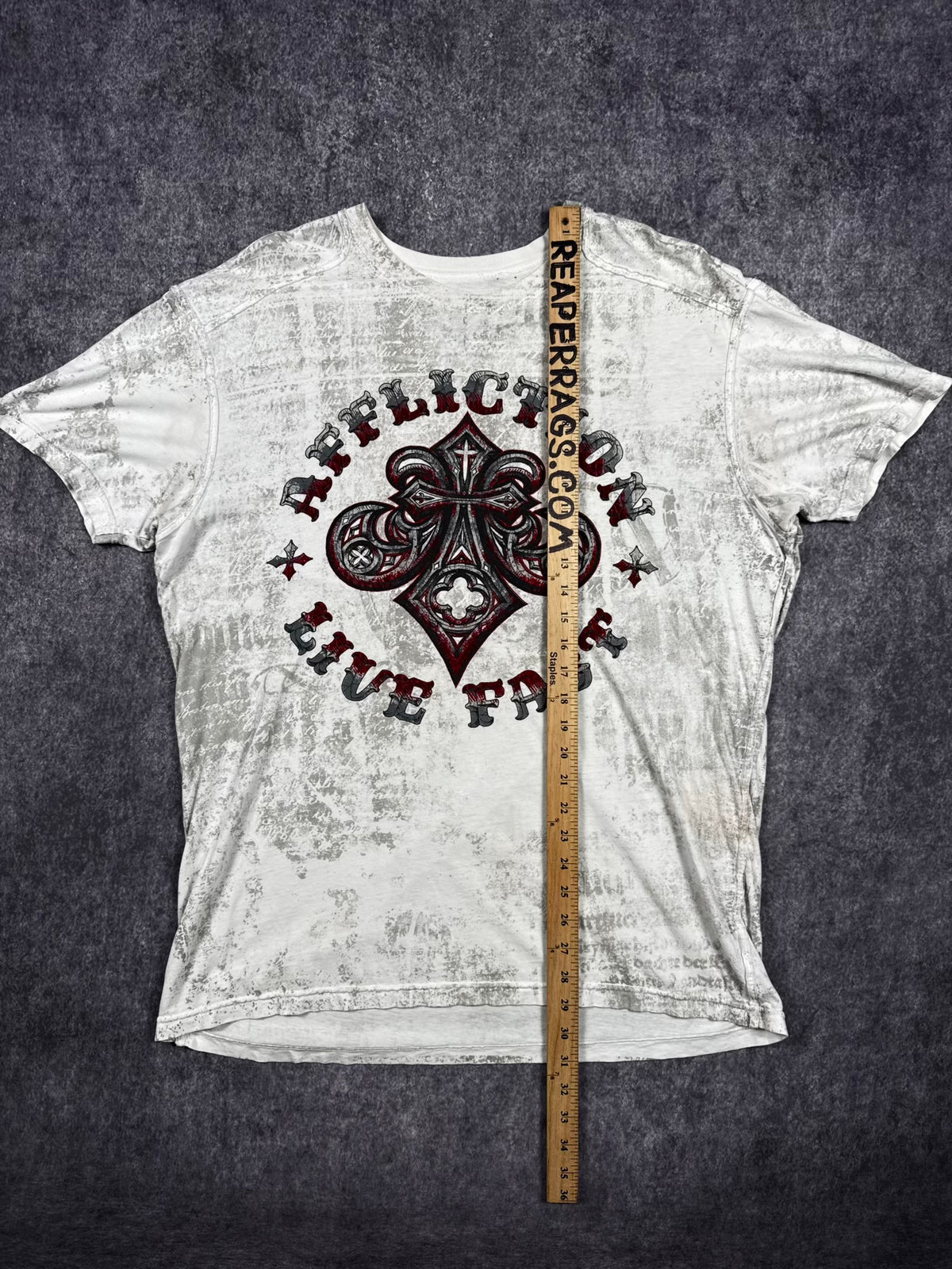 (RARE) 2000S AFFLICTION SHIRT (XL)