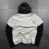 2000s No Boundaries Hooded Layered Shirt (M)