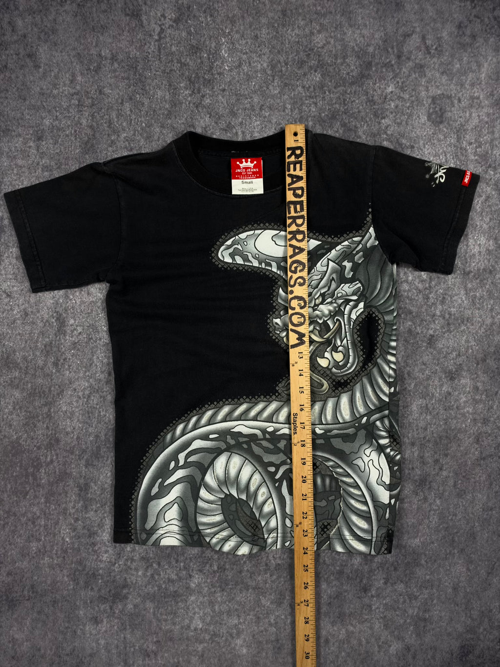 (GRAIL) 2000s CHROME JNCO SHIRT (S)