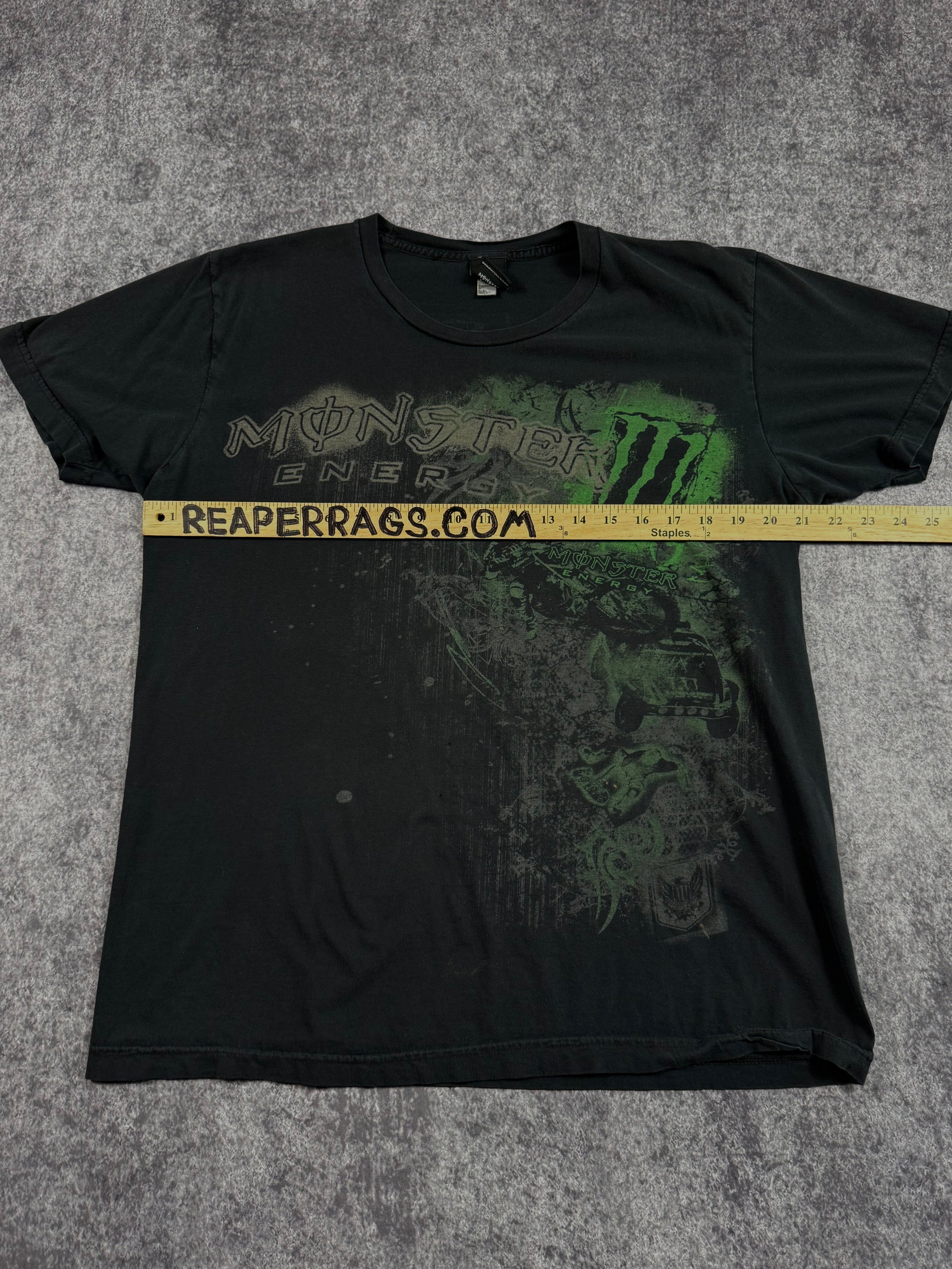 (rare) 2000s monster energy shirt (L)