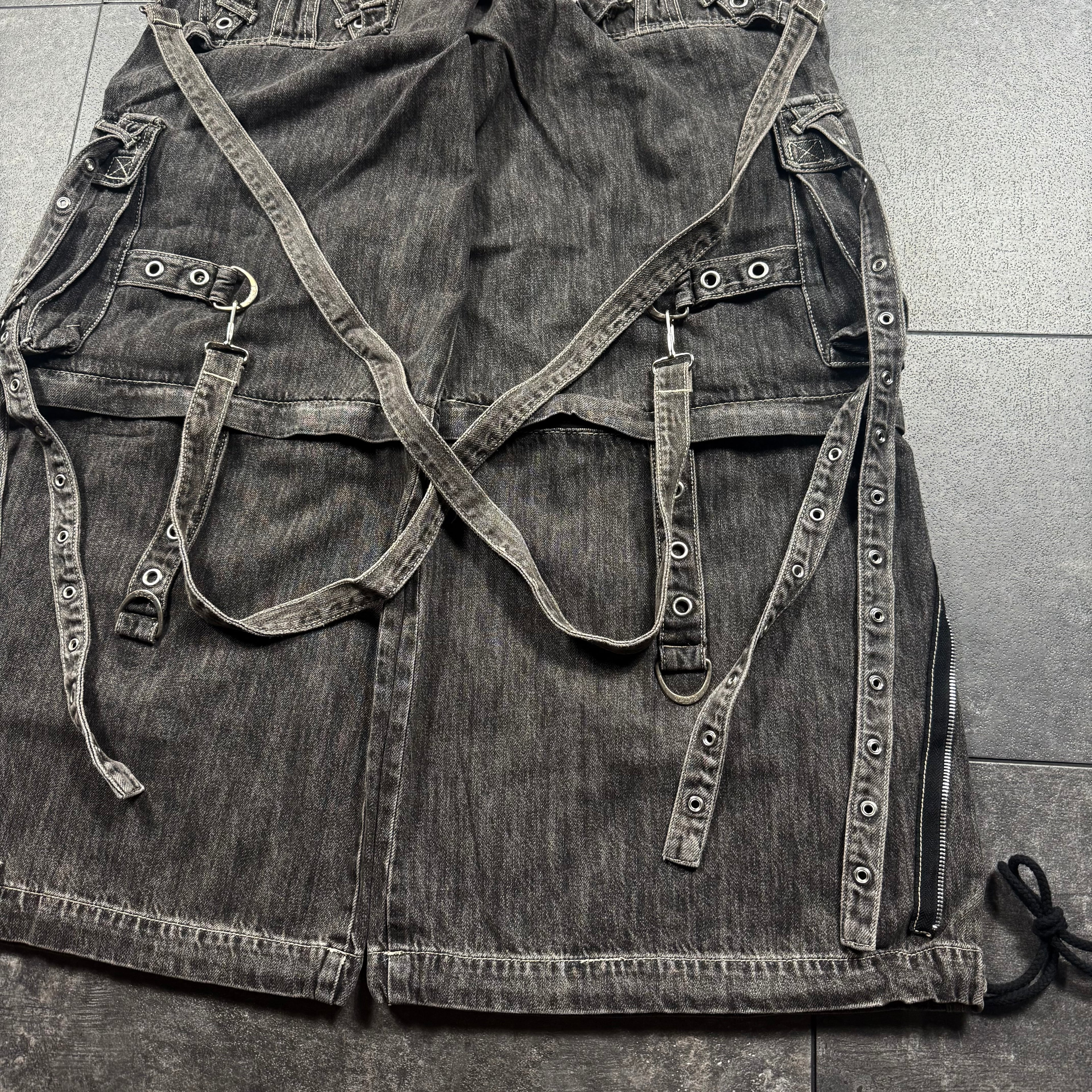 NWT 2000s Tripp NYC X-Strap Zip-Off Pant
