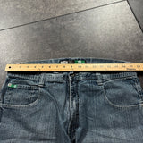 2000s Southpole Green Tab Jeans (36x31)