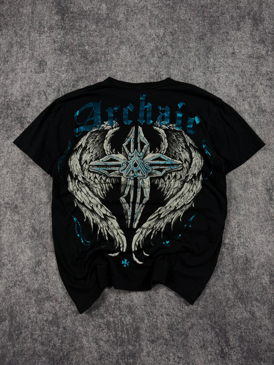(rare) 2000s archaic chrome shirt (M)