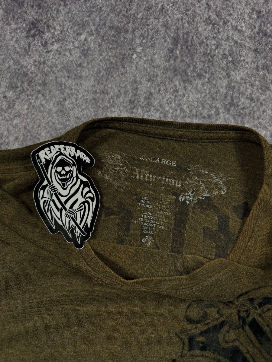 (rare) 2000s affliction shirt (XL)