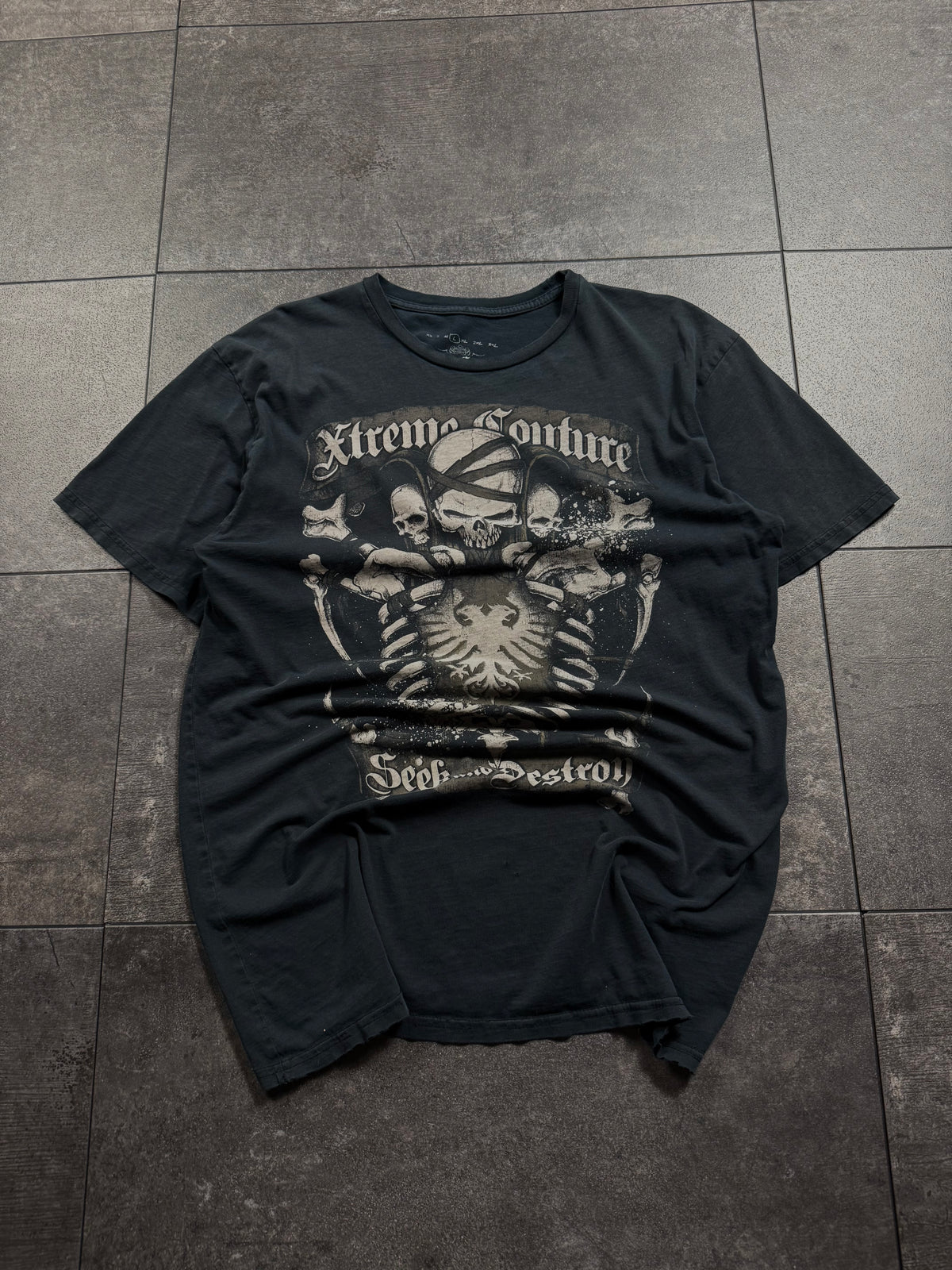 (rare) 2000s xtreme couture x big john shirt