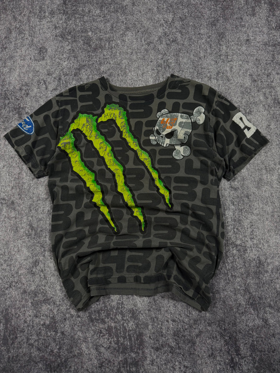(rare) 2000s monster energy x ken block shirt (S)