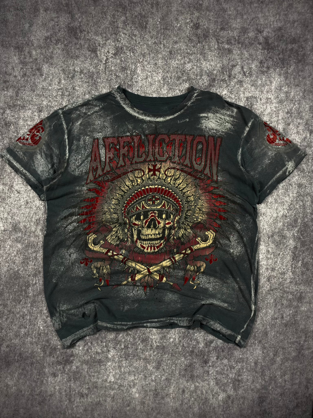 2000s AFFLICTION SHIRT (XL)