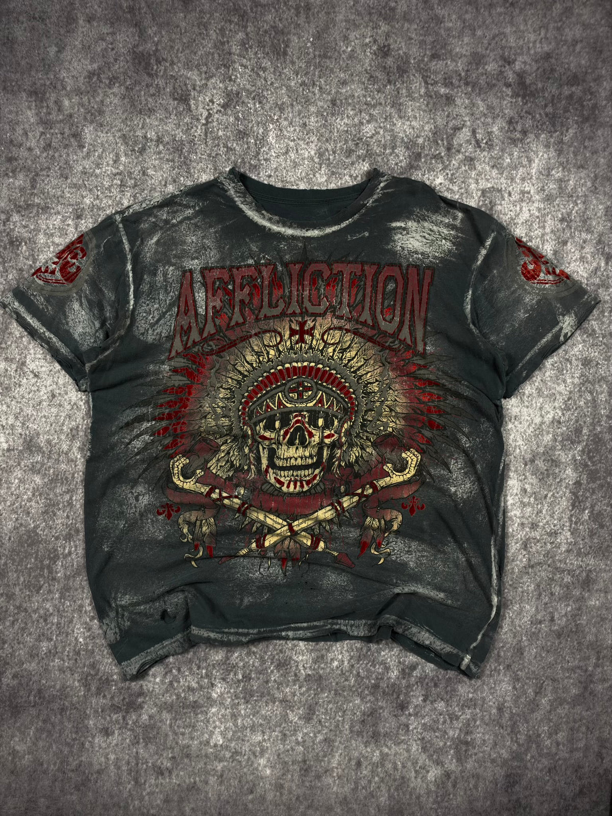 2000s AFFLICTION SHIRT (XL)