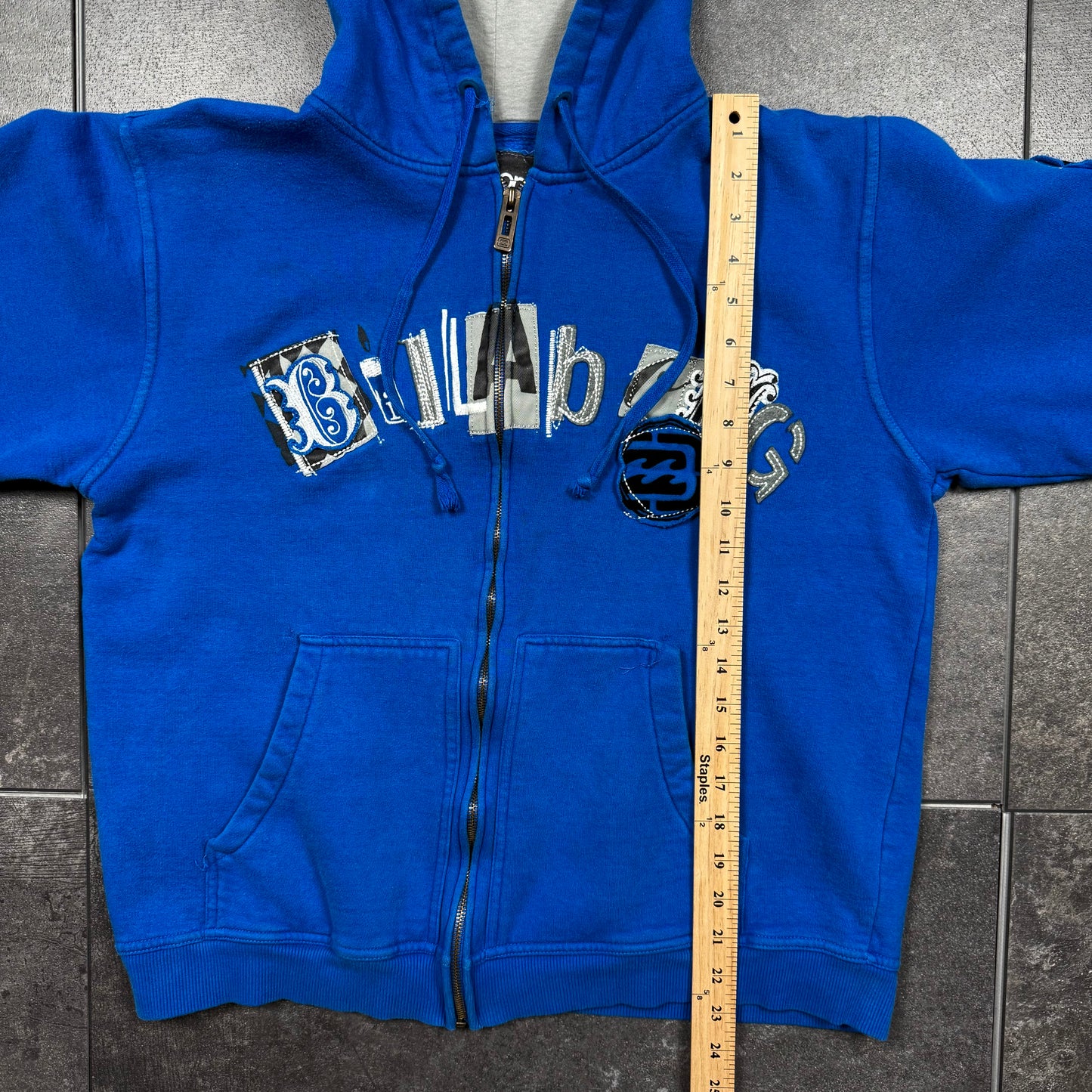 Y2K Surf Billabong Zip-Up Hoodie (M)