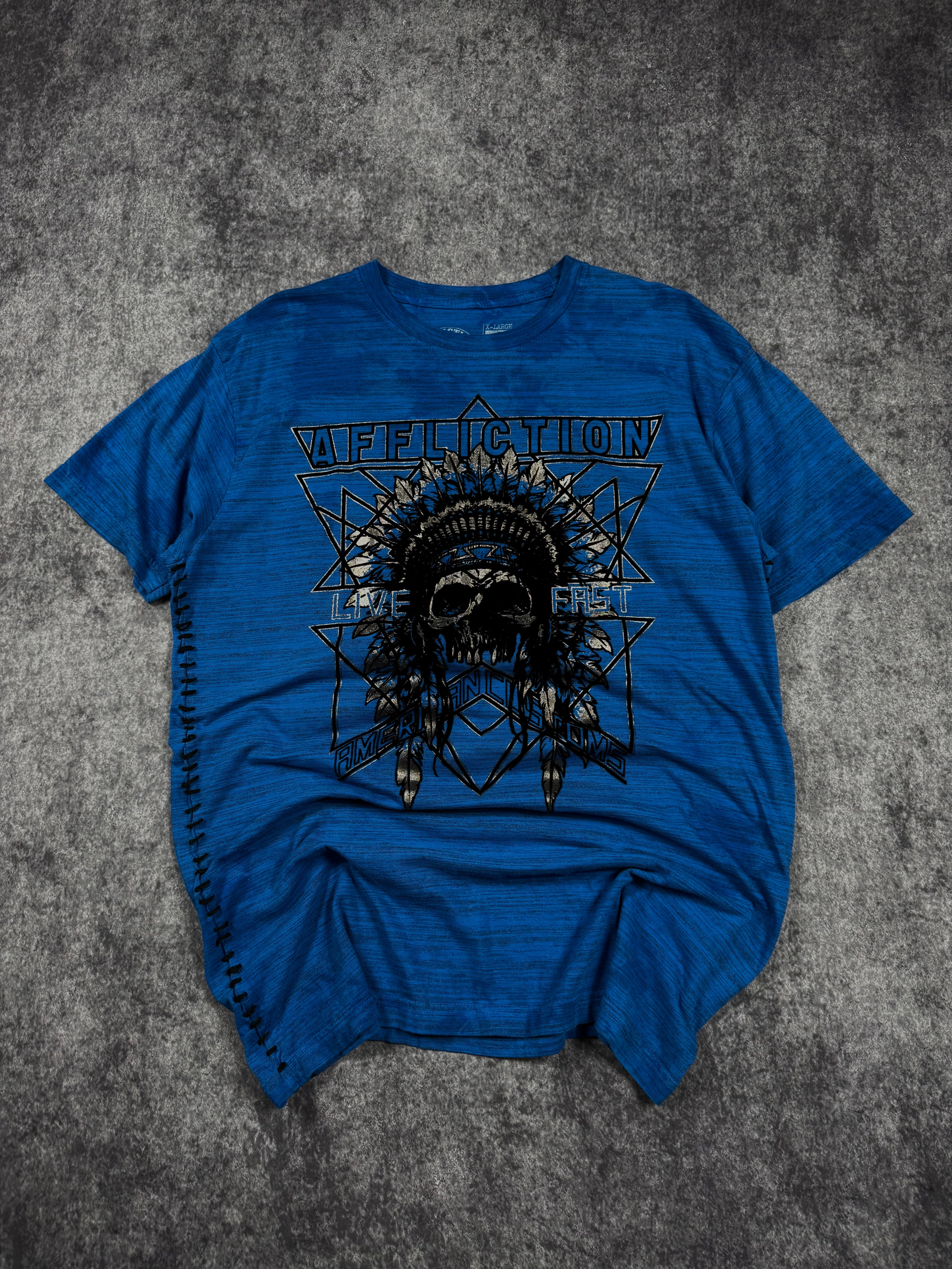 2000s affliction chrome shirt (L)