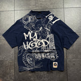 Y2K Hip Hop Tshirt (M)