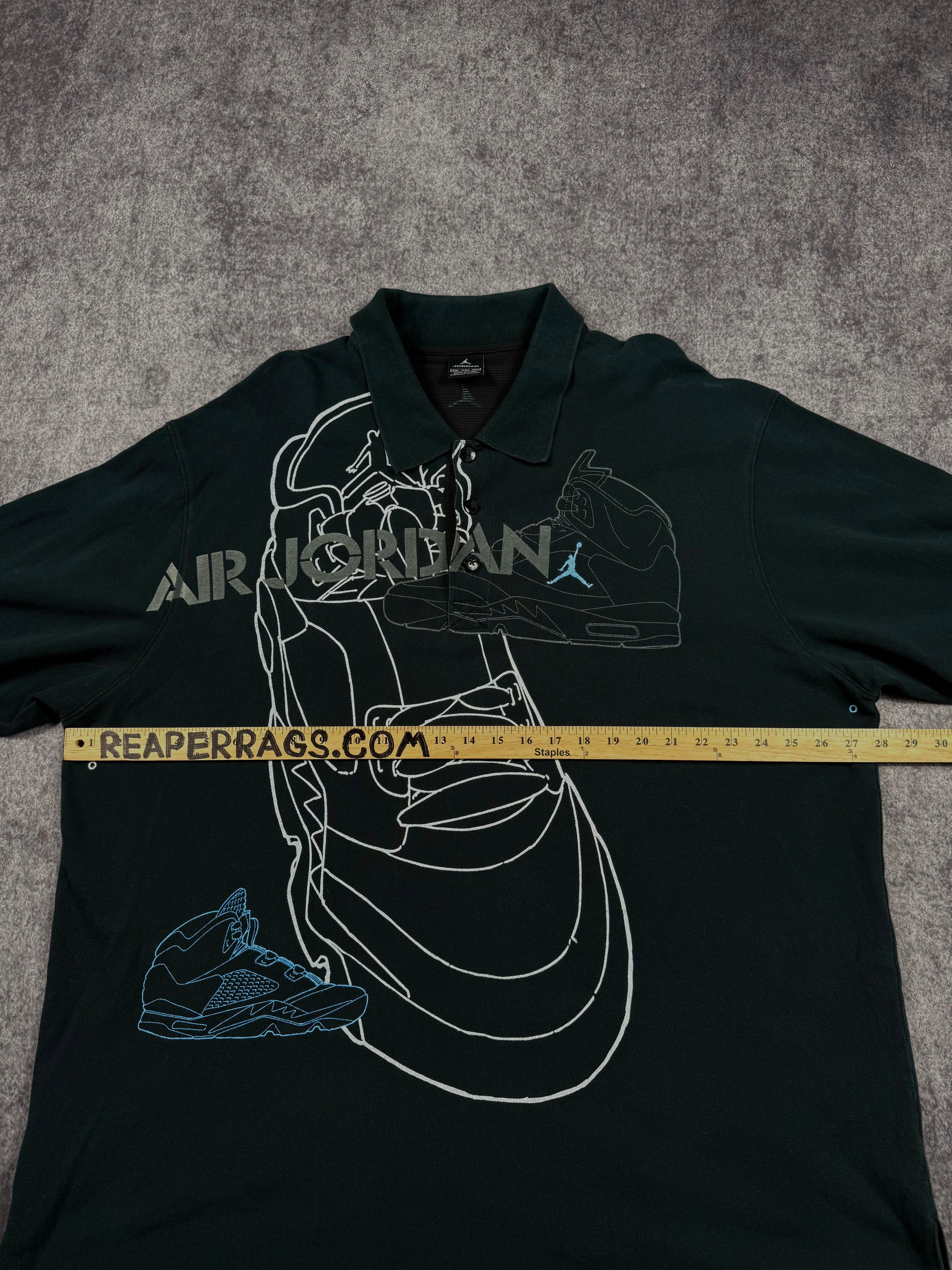 (rare) 2000s air jordan polo (XXXXL)