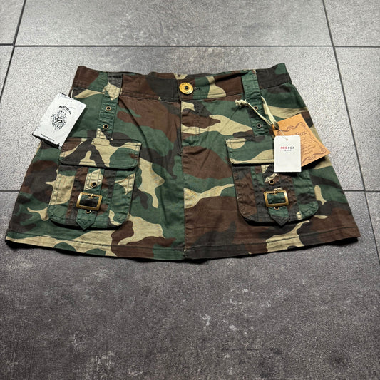 Deadstock Y2K Camo Mini Skirt (S)