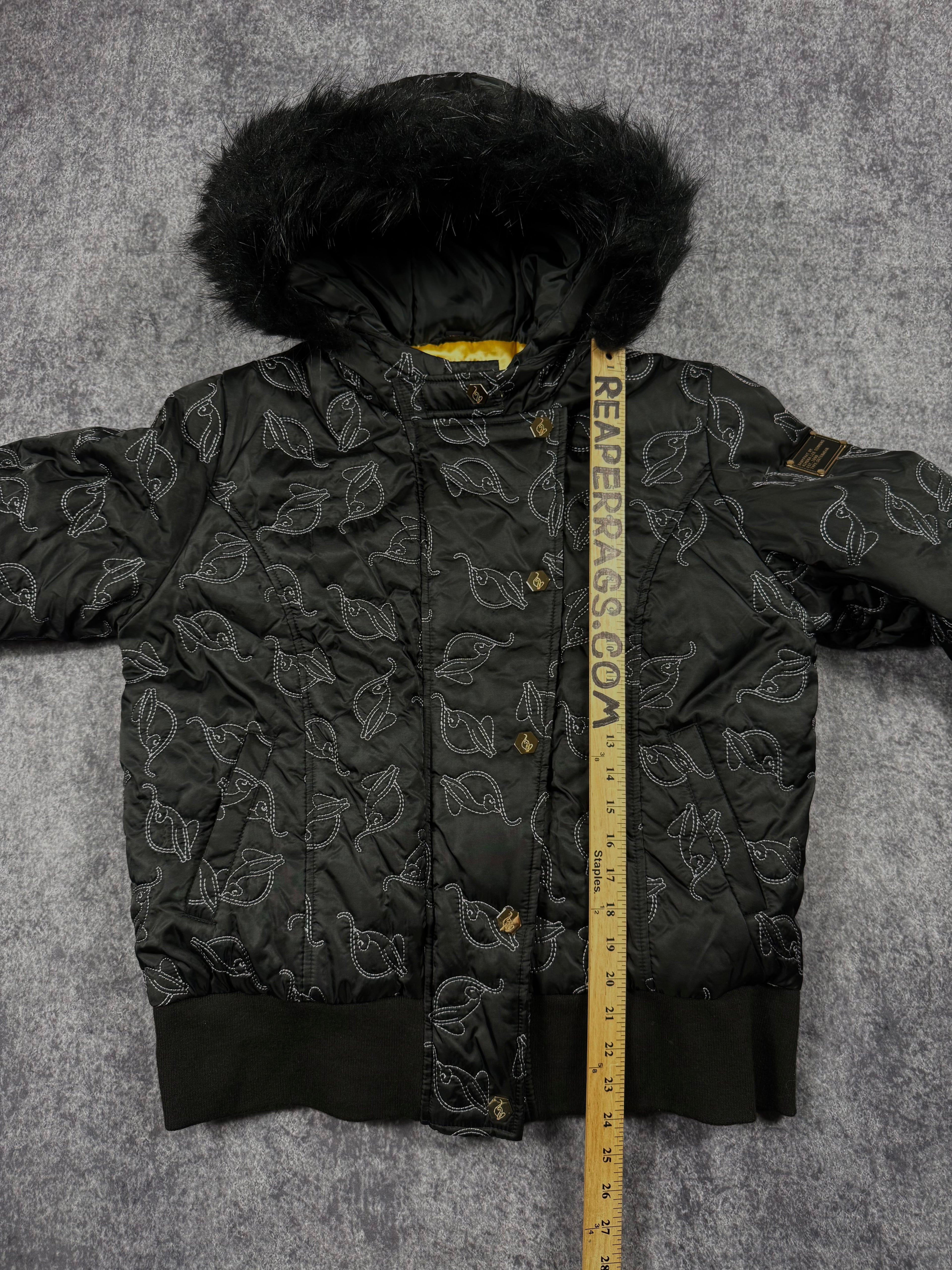 (rare) deadstock 2000s baby phat fur jacket (L)