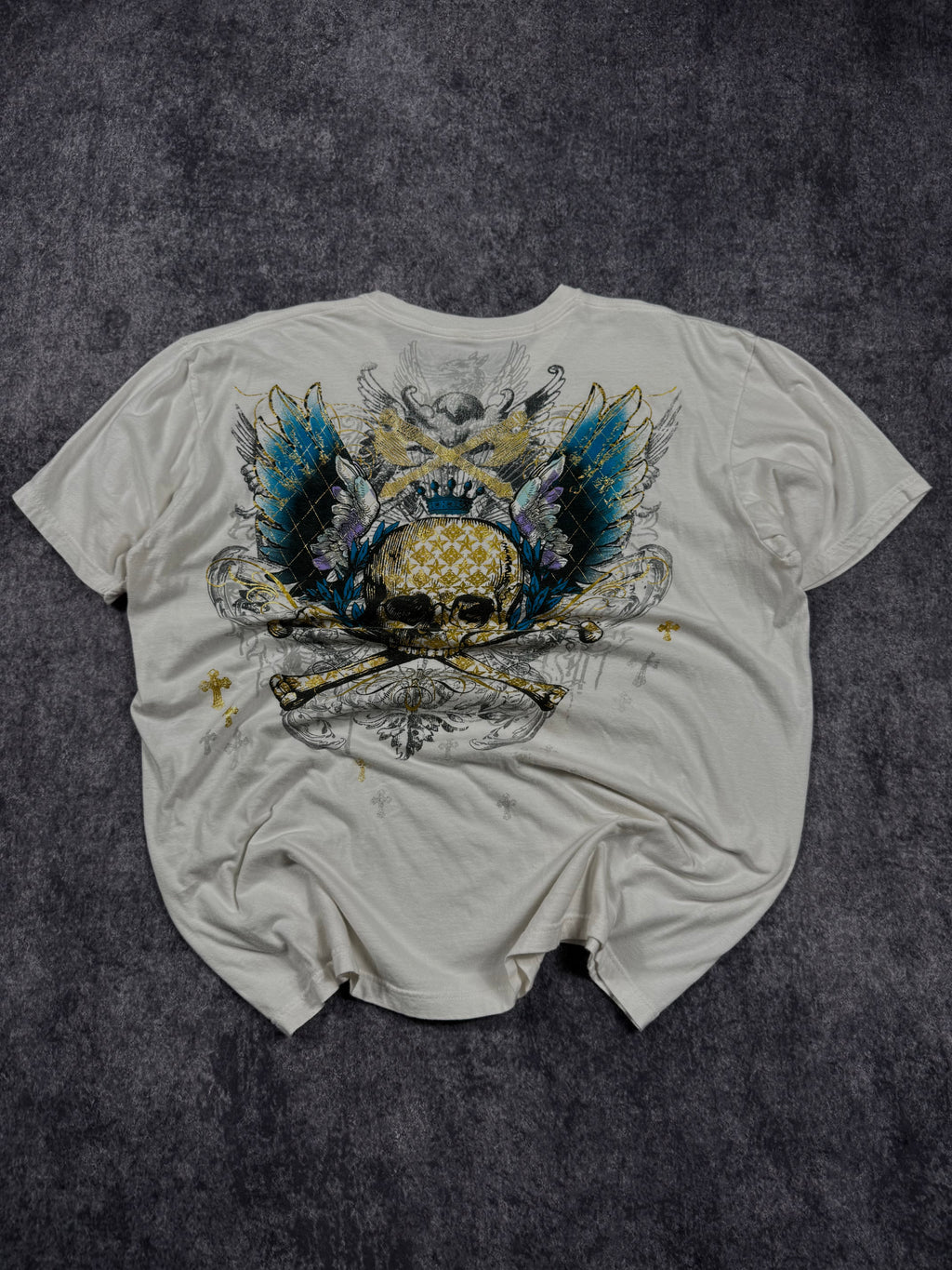 2000s hybrid chrome shirt (L)