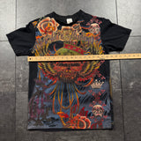 (rare) 2000s Christian Audigier Rhinestone Shirt (S)