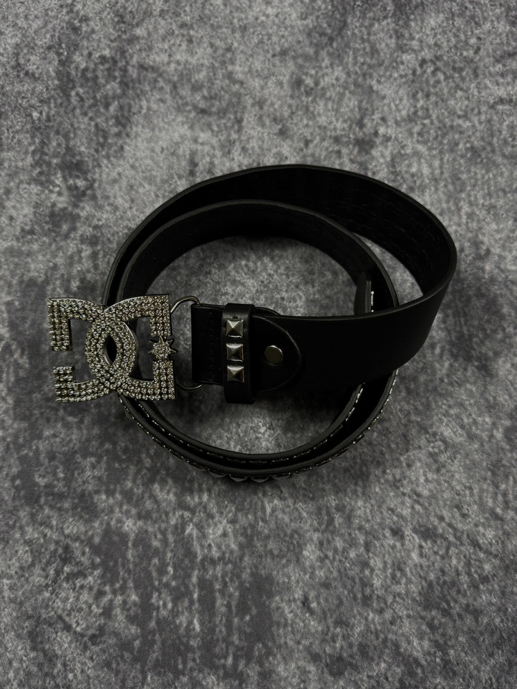Rhinestone DC Studded Belt (belt included)