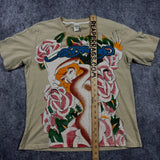 (rare) 2000s distressed ed hardy shirt (M)