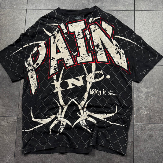 Cyber Y2K Pain Inc Grunge AOP Tshirt (L)