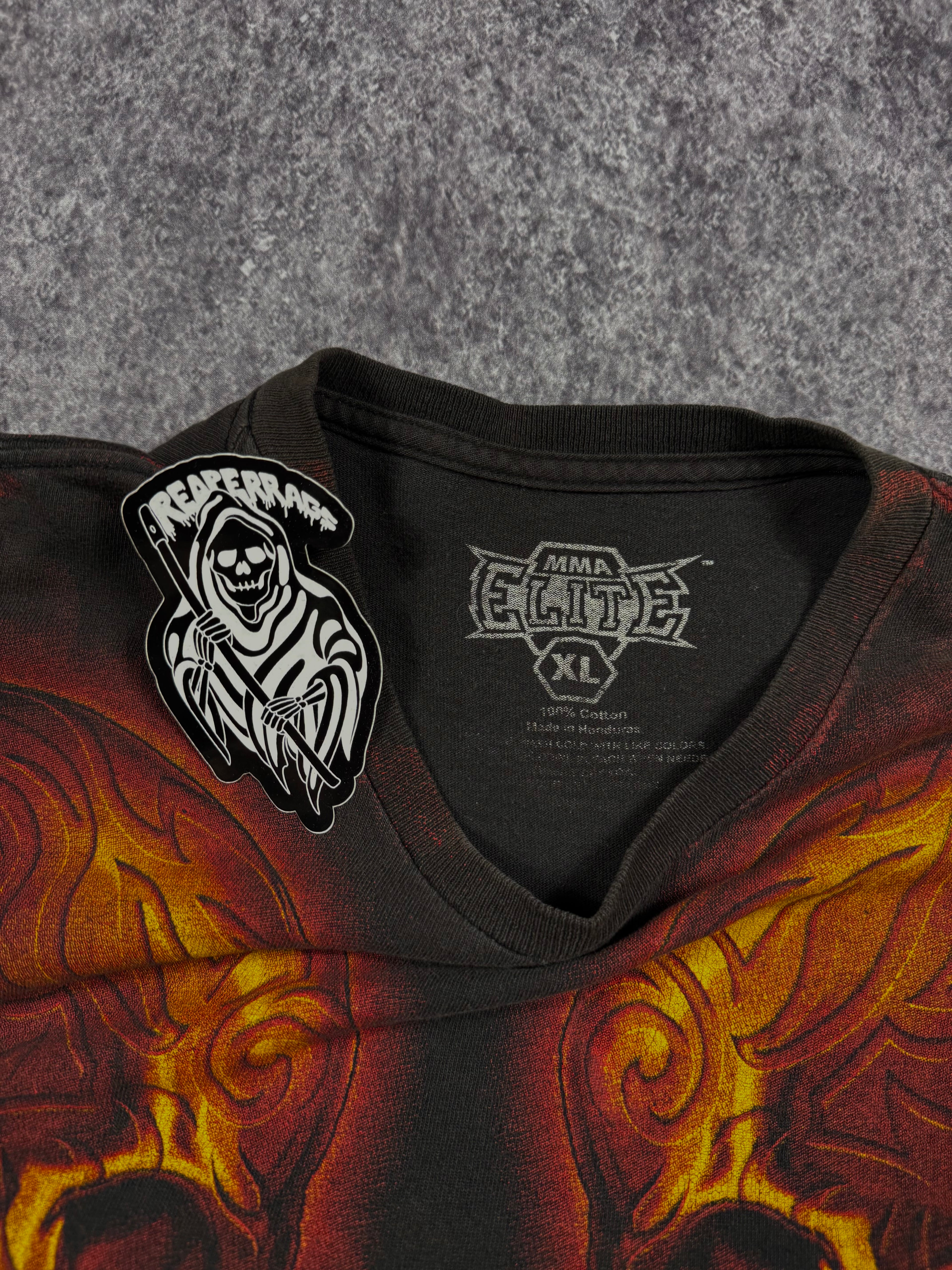 (rare) 2000s mma elite shirt (XL)