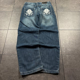 2000s Southpole Embroidered Jeans (30x28)