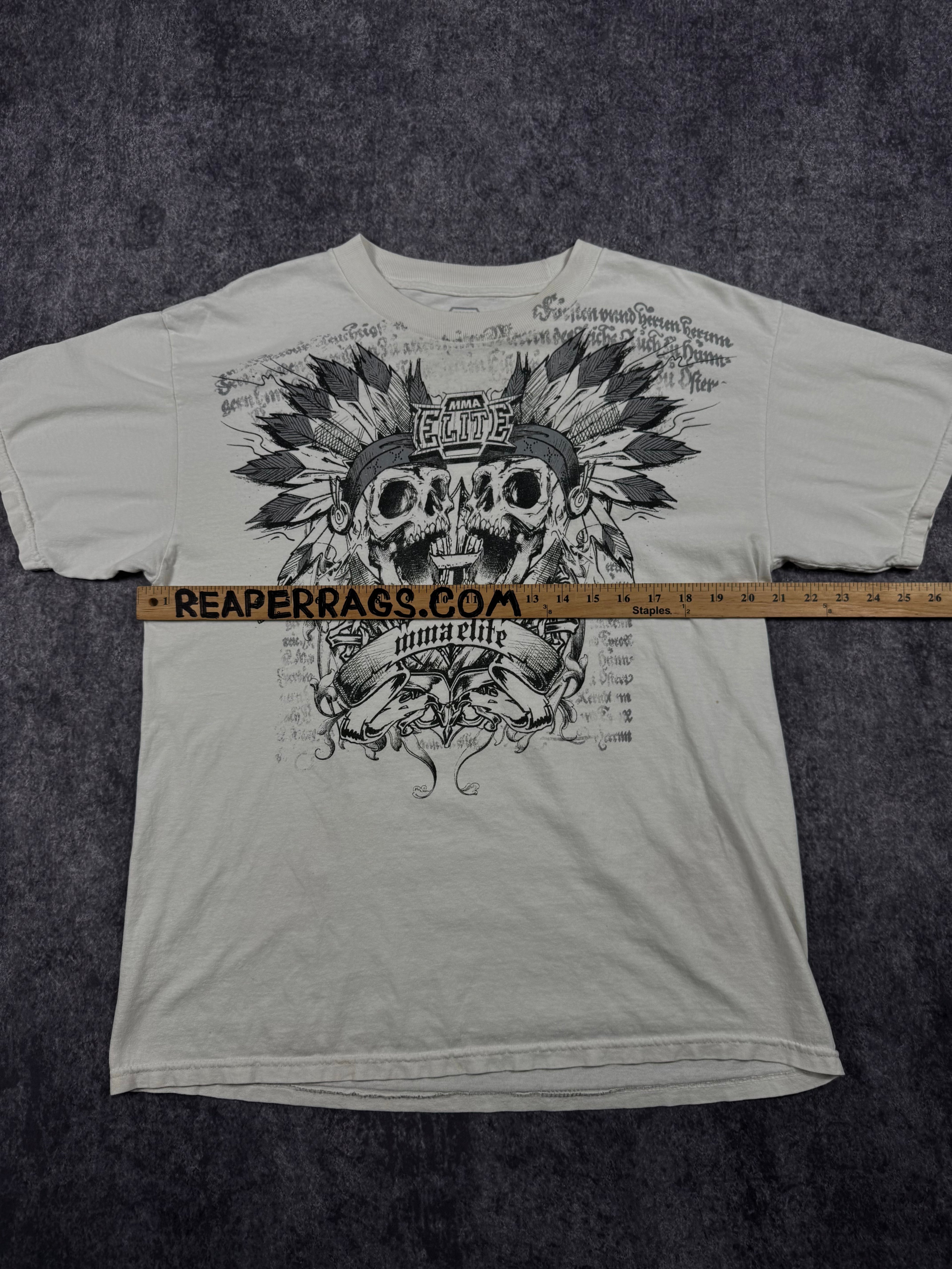 (rare) 2000s mma elite shirt (L)