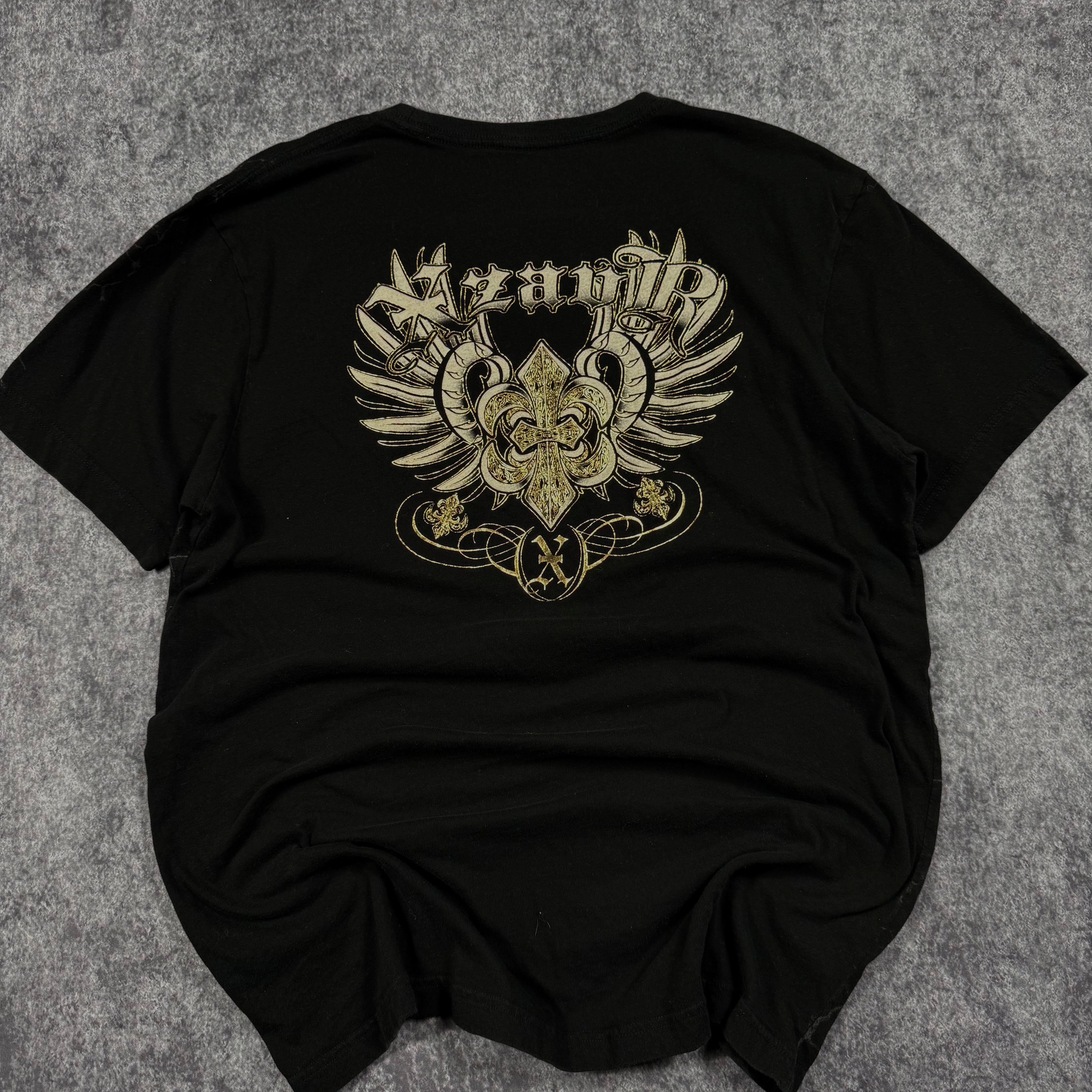(rare) 2000s xzavier chrome shirt (L)