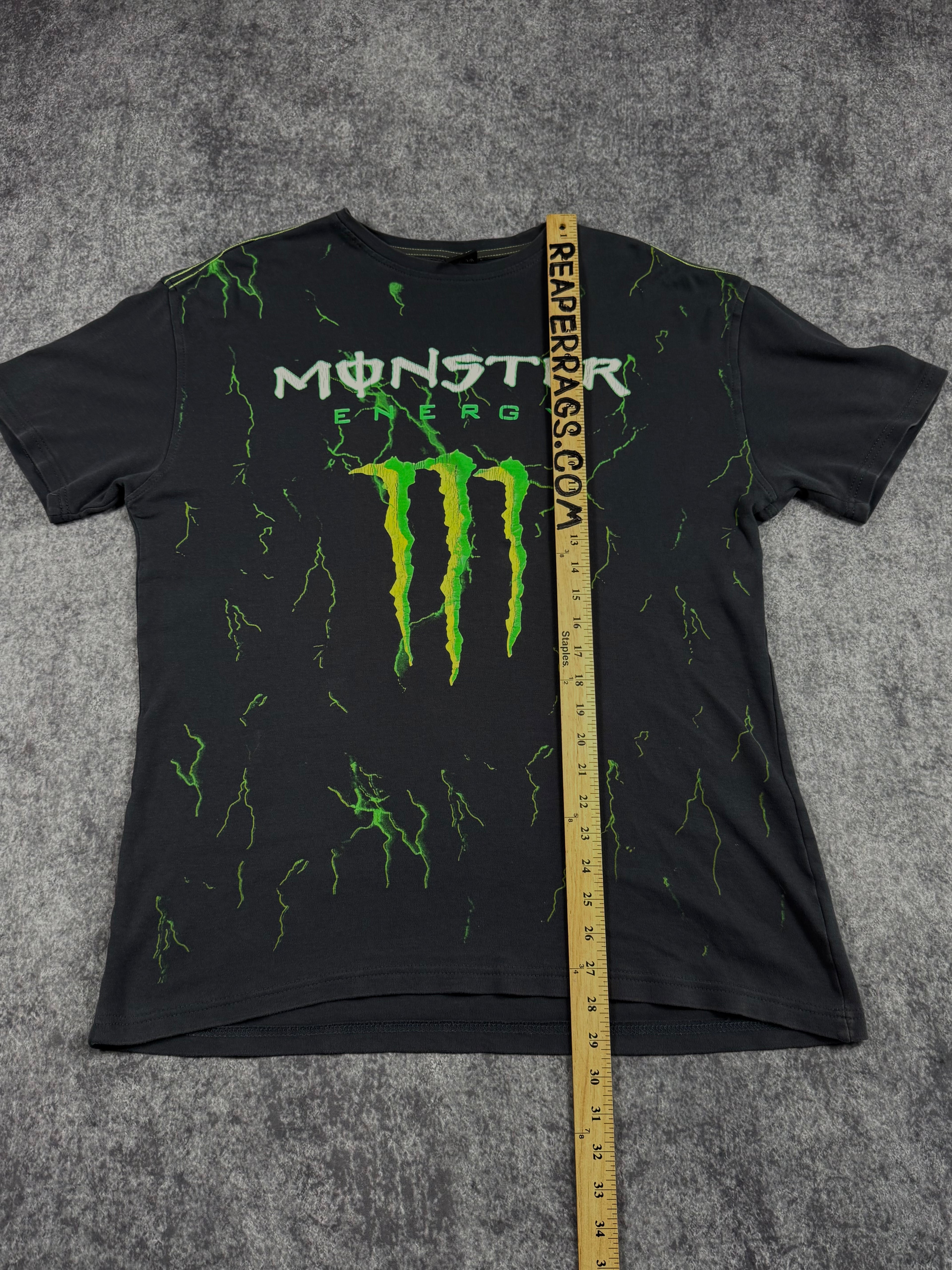 (rare) 2000s monster energy x dc shoes shirt (L)