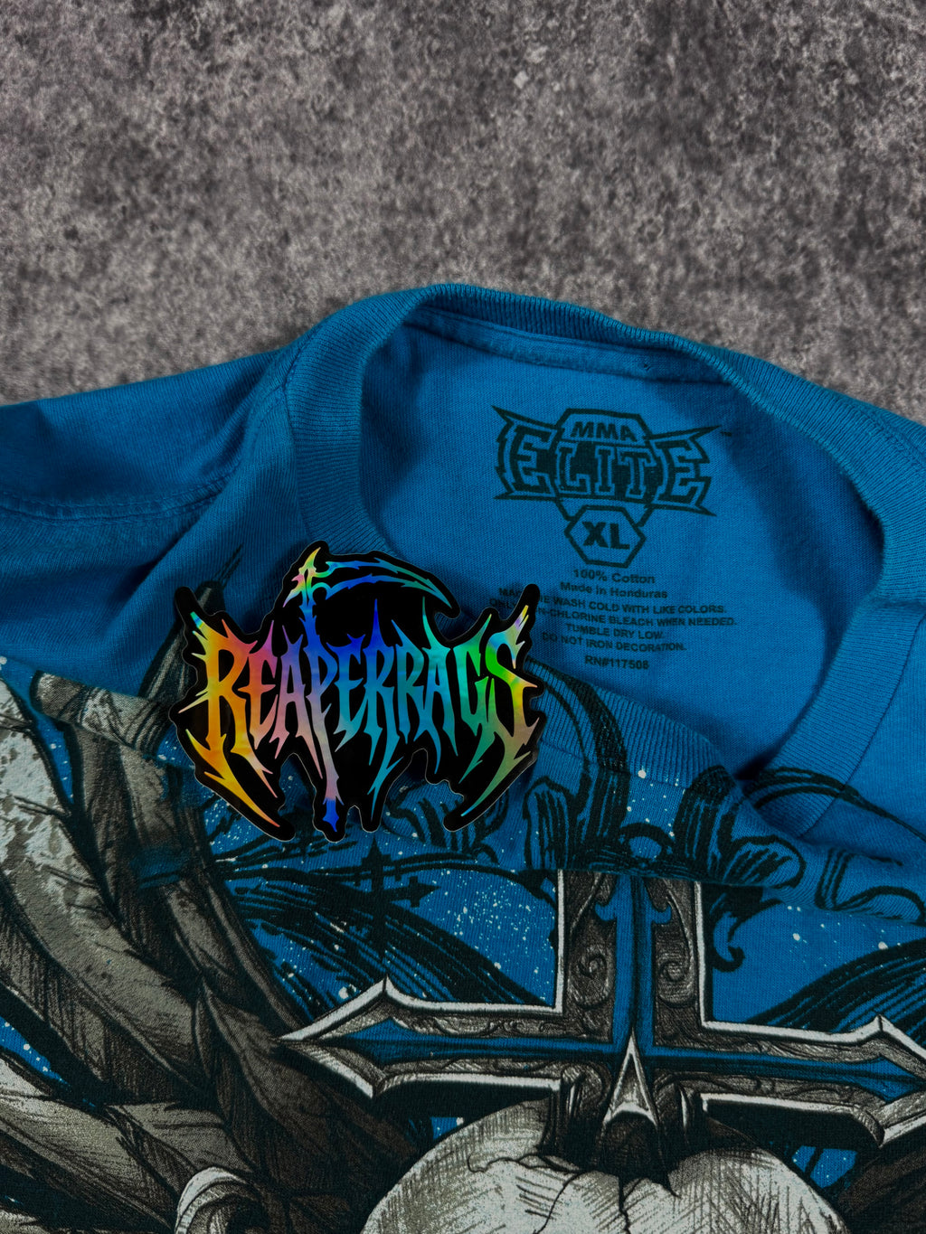 (rare) 2000s mma elite shirt (XL)