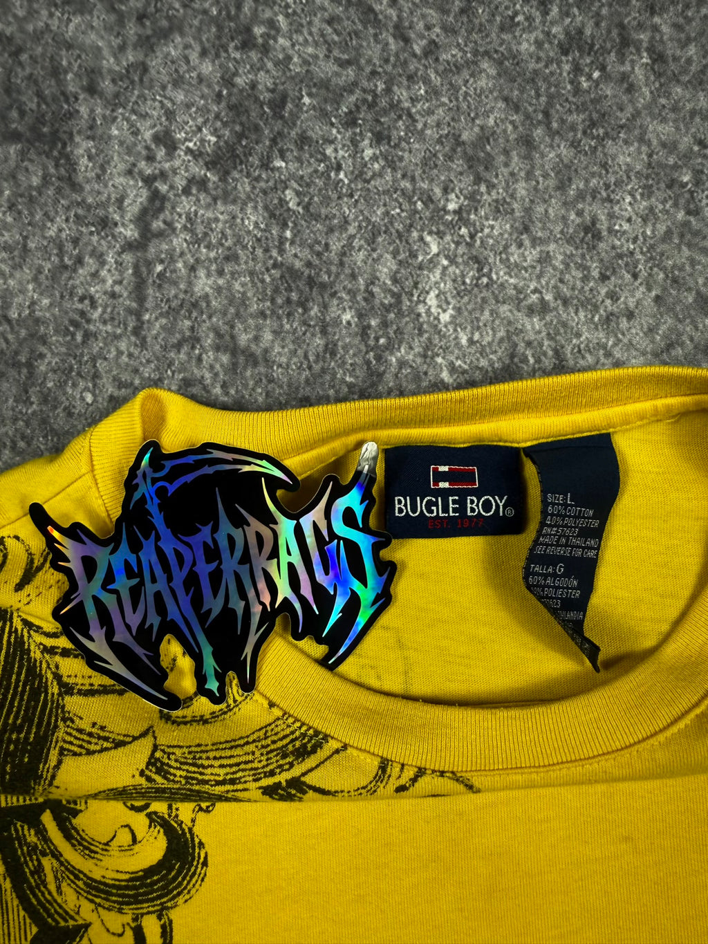 2000S SKULL SHIRT (L)
