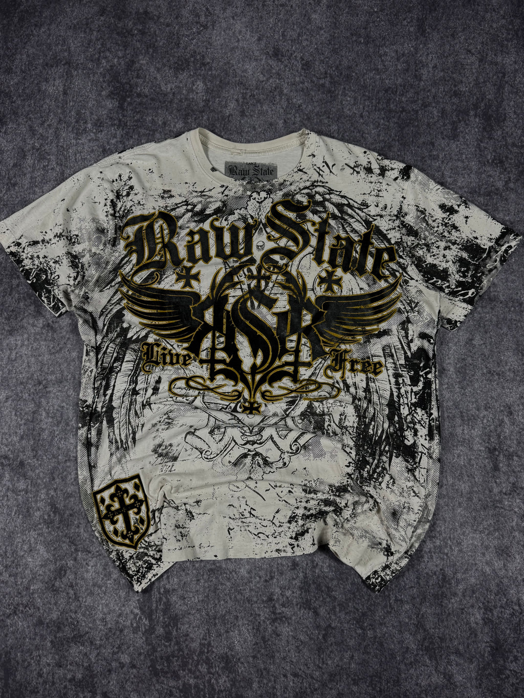 (rare) 2000s raw state shirt (L)