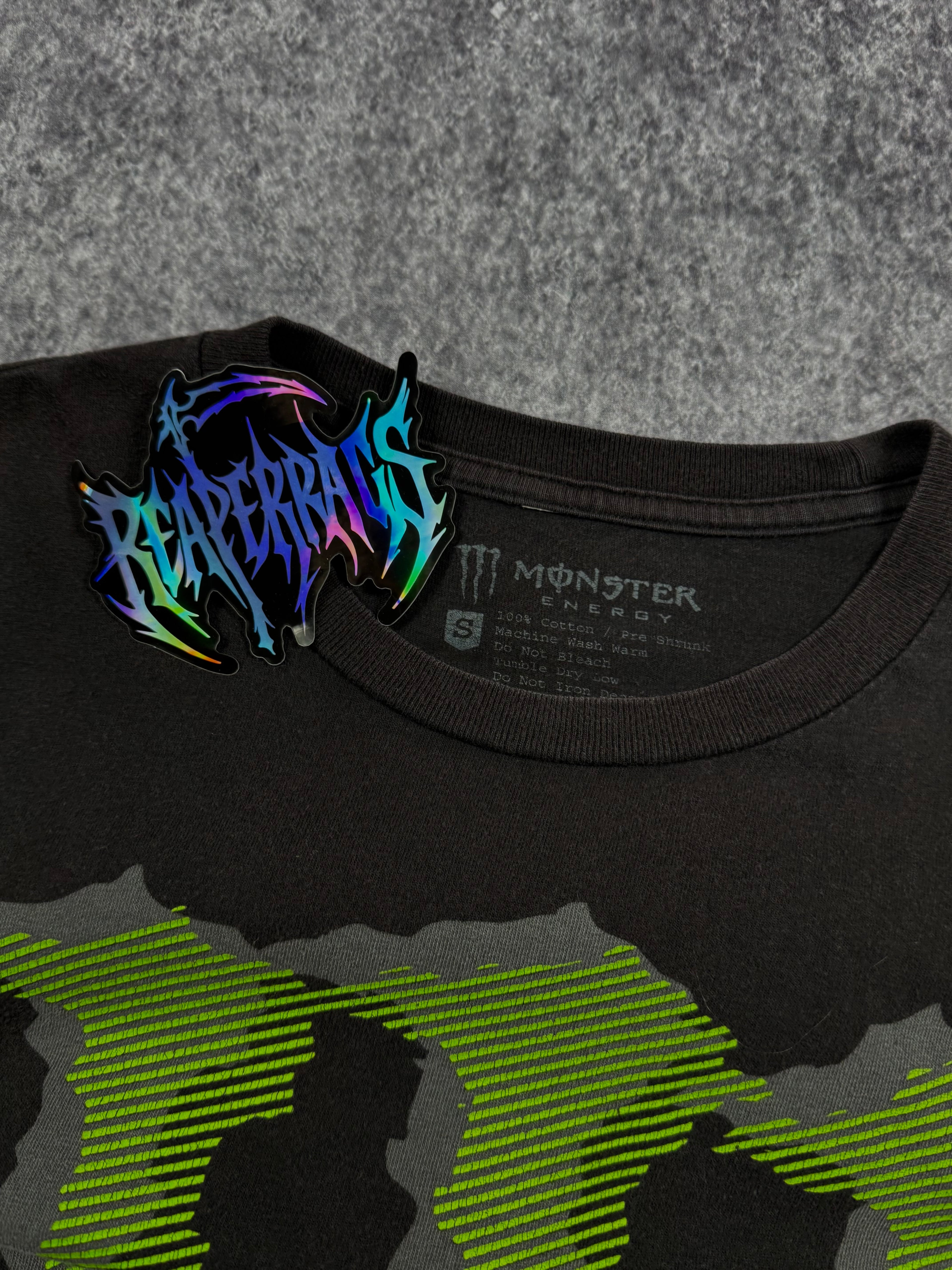 (rare) 2000s monster energy shirt (S)
