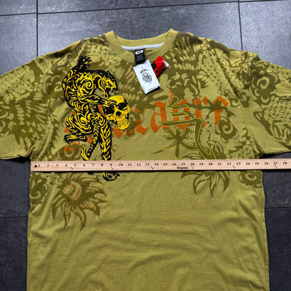 Y2K Deadstock Paco Skull & Snake Tshirt (XL)