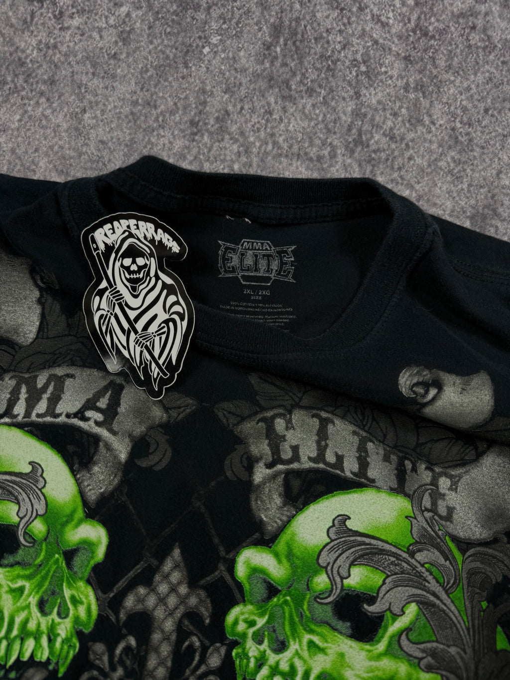 (rare) 2000s mma elite shirt (XXL)
