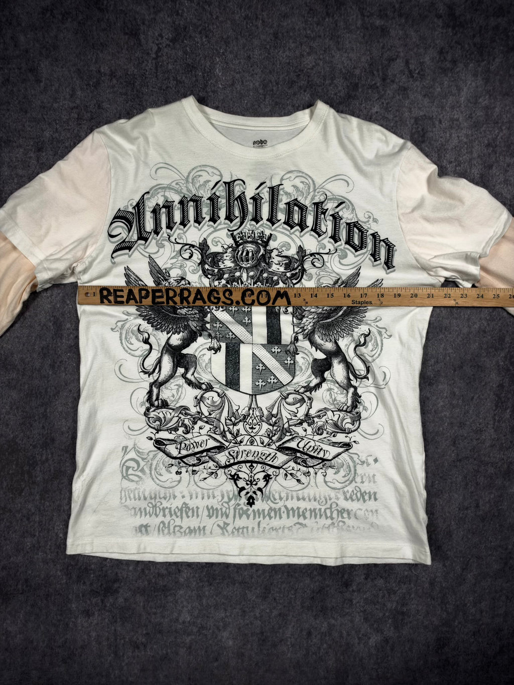 (RARE) 2000s NO BOUNDARIES LAYERED SHIRT (M)