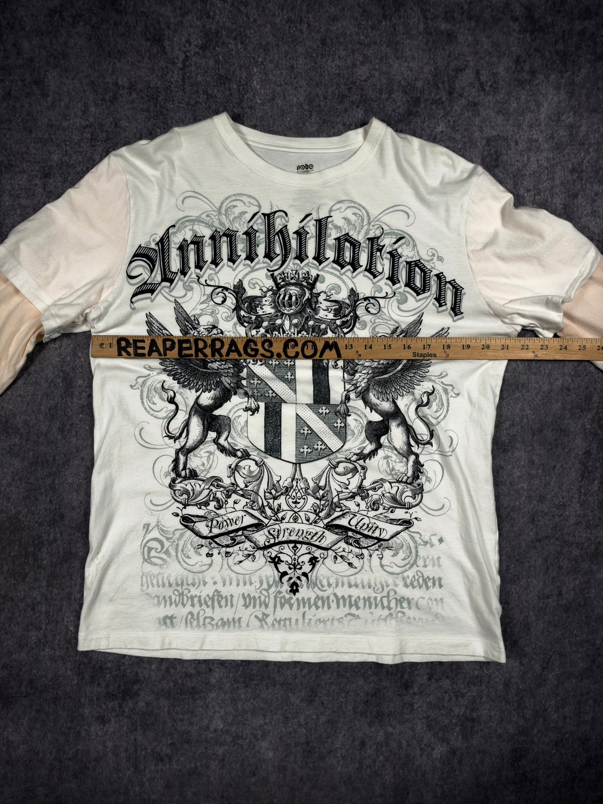 (RARE) 2000s NO BOUNDARIES LAYERED SHIRT (M)