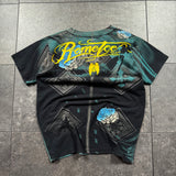 2000s Grunge Rhinestone Shirt (S)
