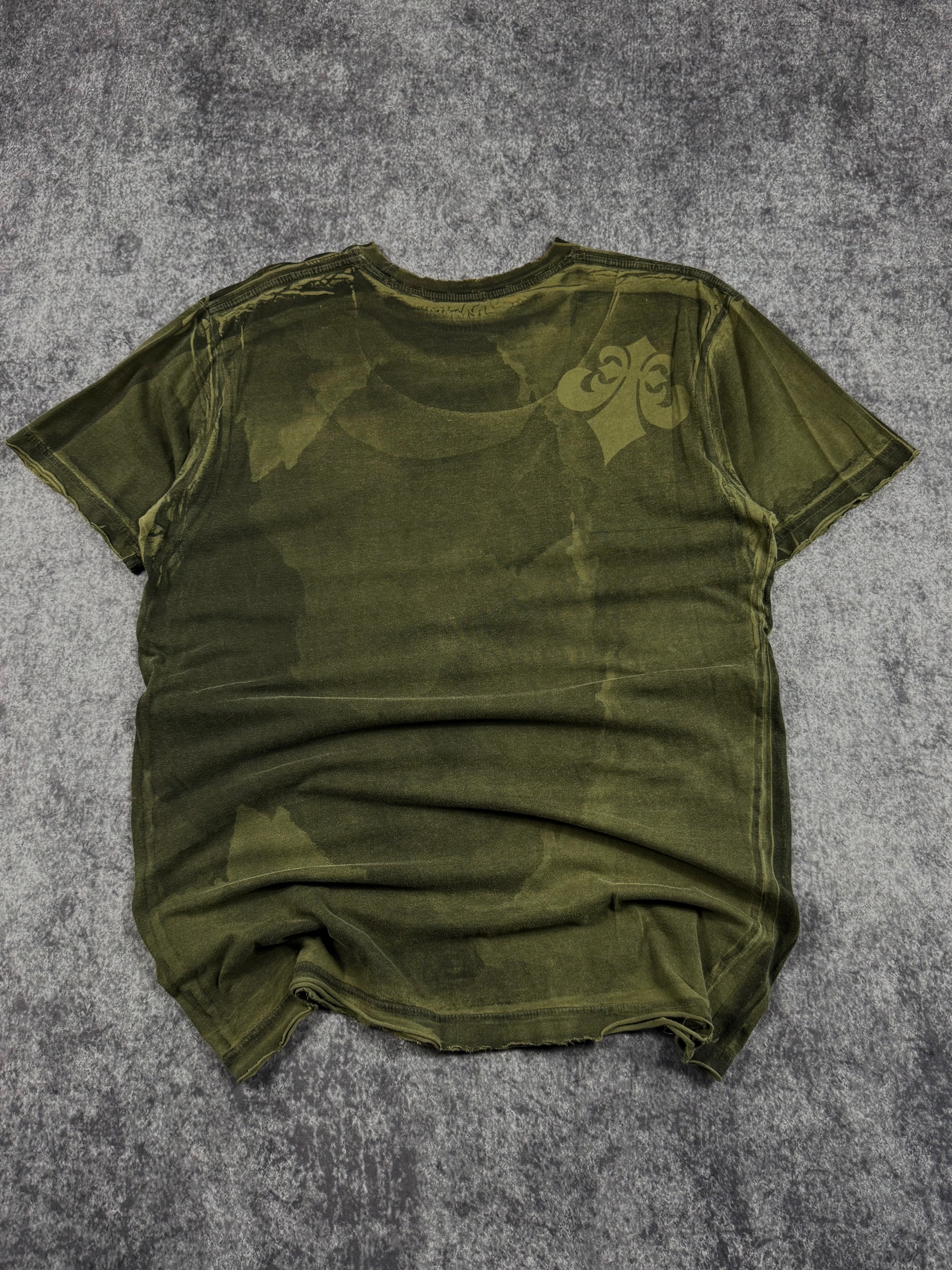 (rare) 2000s affliction x aficionados shirt (L)