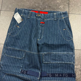 (rare) Deadstock 2000s Girbaud Shuttle Strap Jeans (34x32)