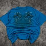 (rare) 2000s cross shirt (XL)