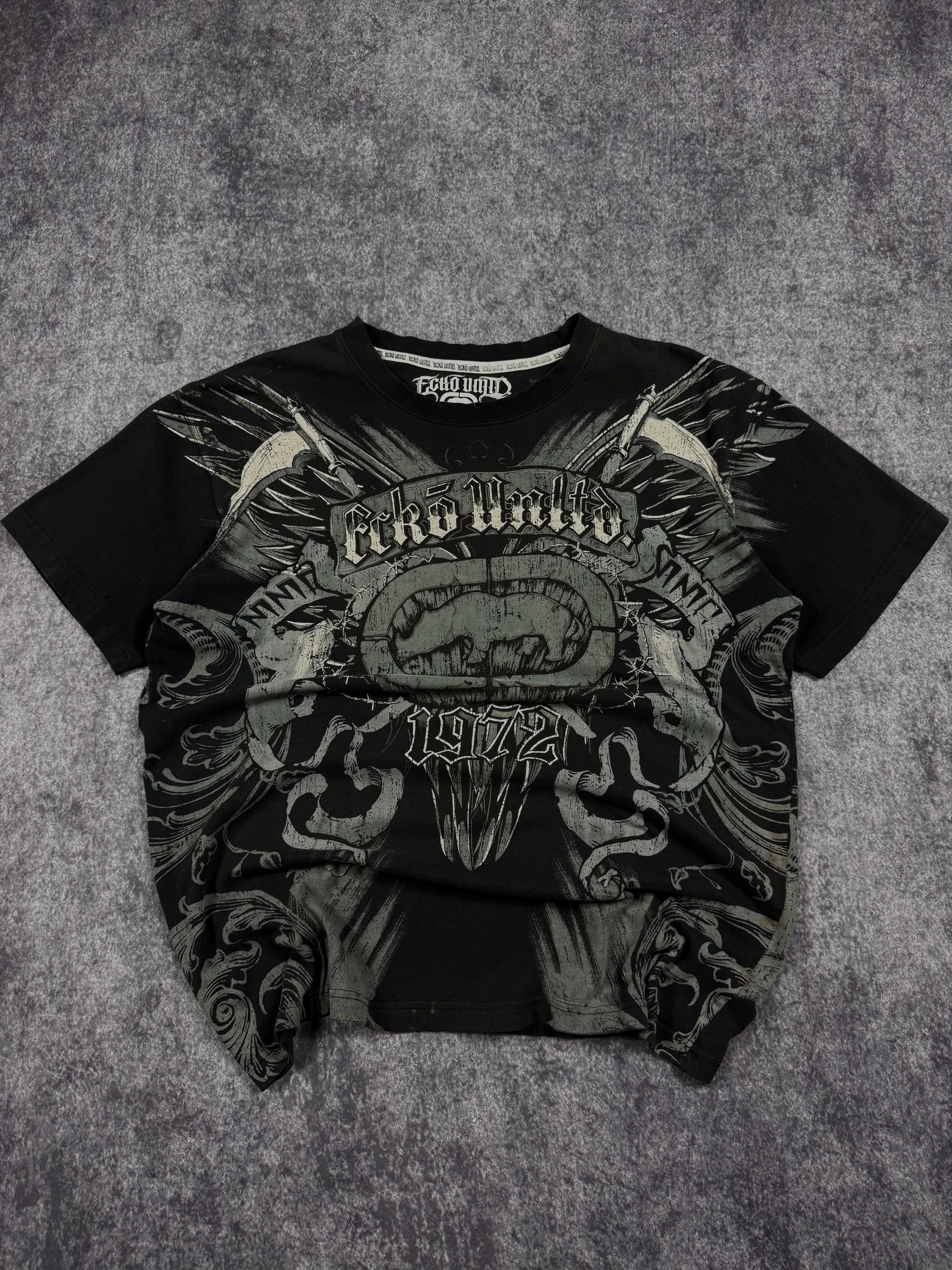 (rare) 2000s ecko unltd x mma elite shirt (L)