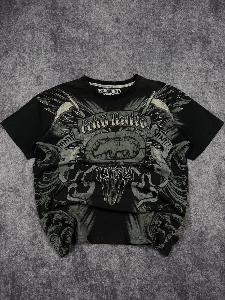 (rare) 2000s ecko unltd x mma elite shirt (L)