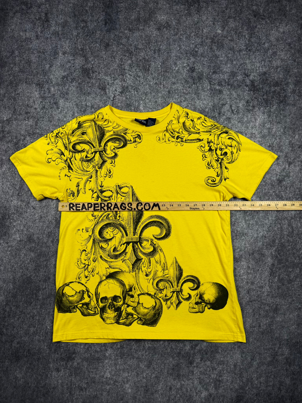 2000S SKULL SHIRT (L)