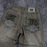 (rare) 2000s southpole black tab jeans (26x26)